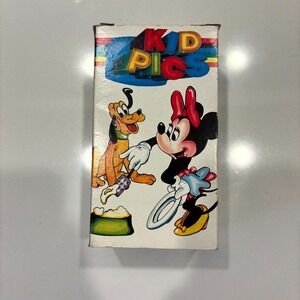 Disney Kid Pics 3 Pack VHS Mickey Mouse Minnie Pluto Seven Dwarfs Amvest
